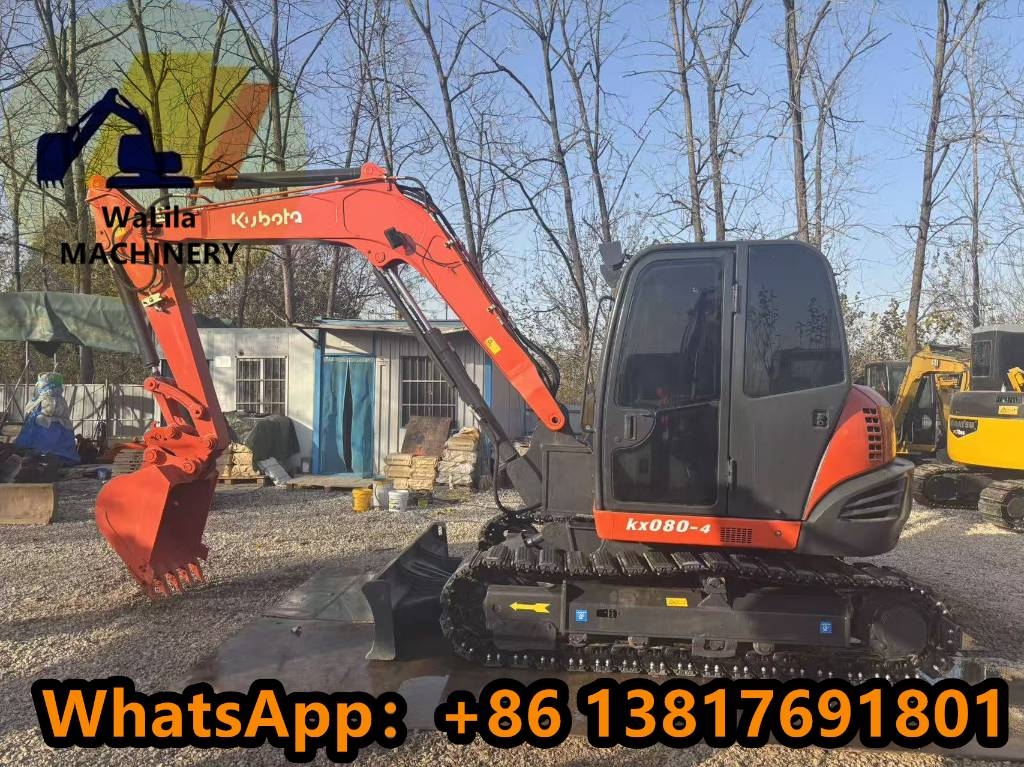 Mini-pelle Kubota KX 080 — occasion 2025, 800 h