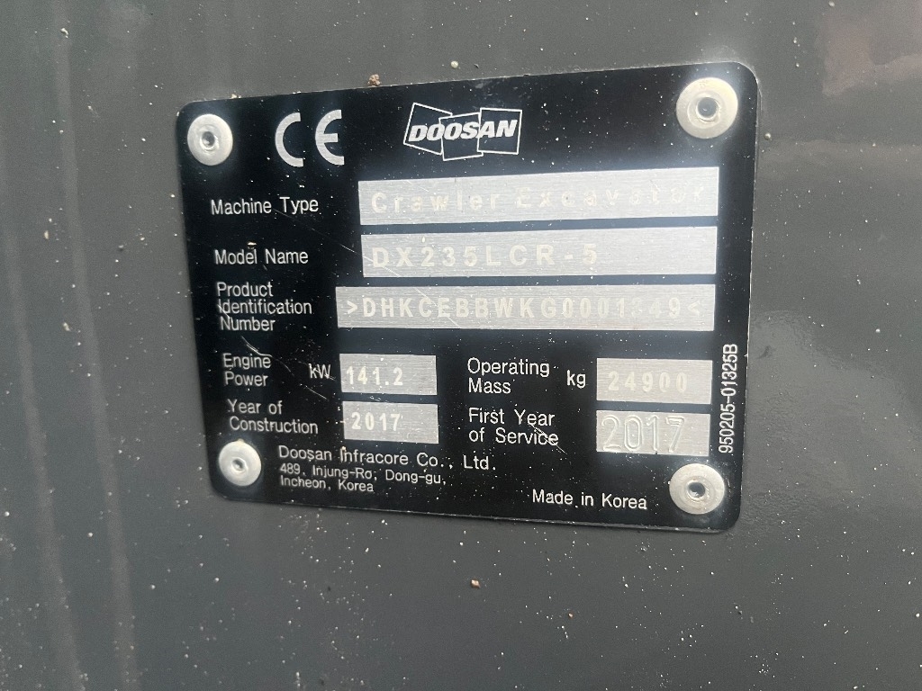 Doosan DX 235 LCR / Myyty, Sold kuva 9