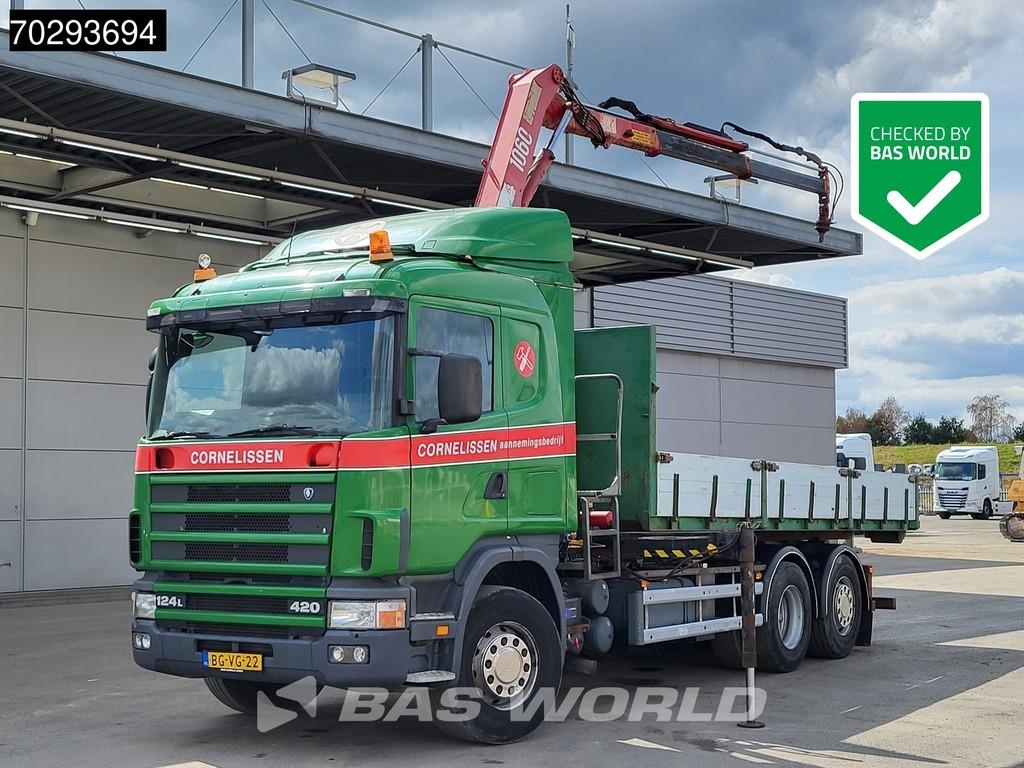 Scania R124 R 124 LB 6X2 NA 75190 6X2 HMF 1063 K2 Kran Cr