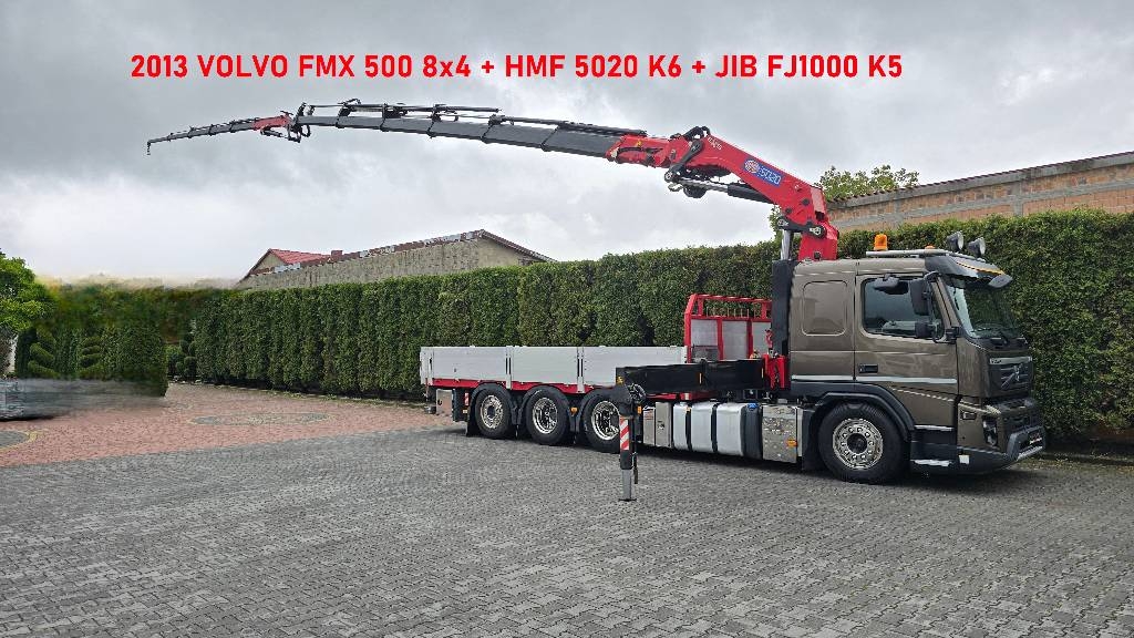 Volvo FM 500 8x4 CRANE HMF 5020 K6 + JIB K5