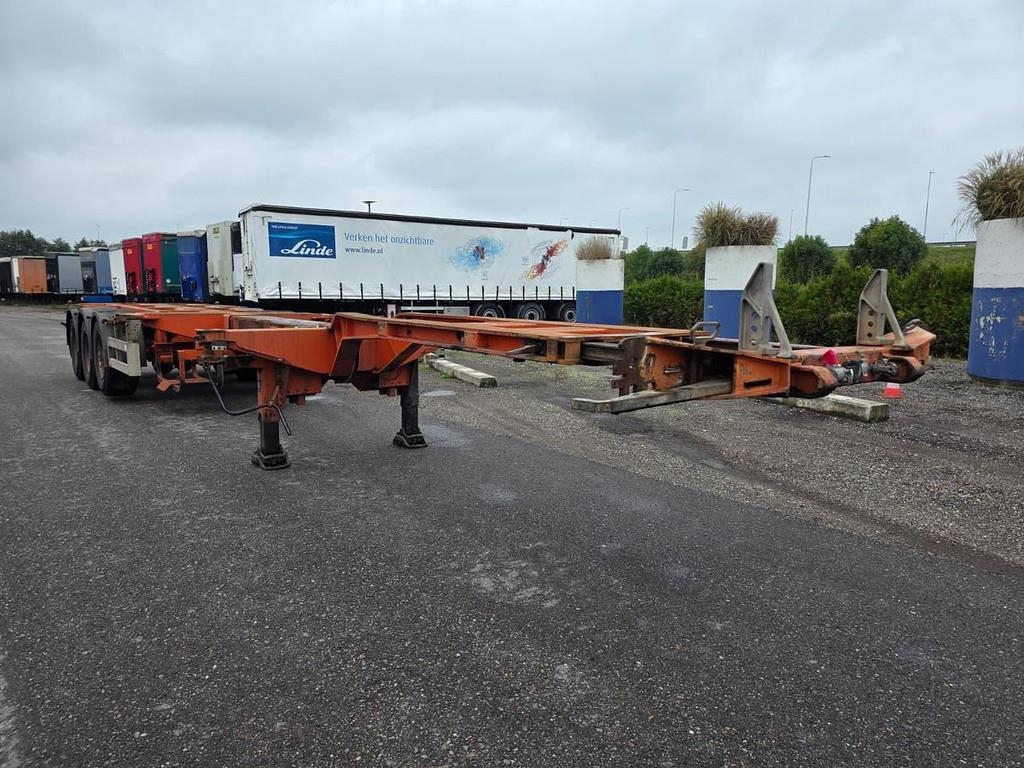 Semi-remorque porte-conteneur Pacton t3-010/ bpw drum — occasion 2005