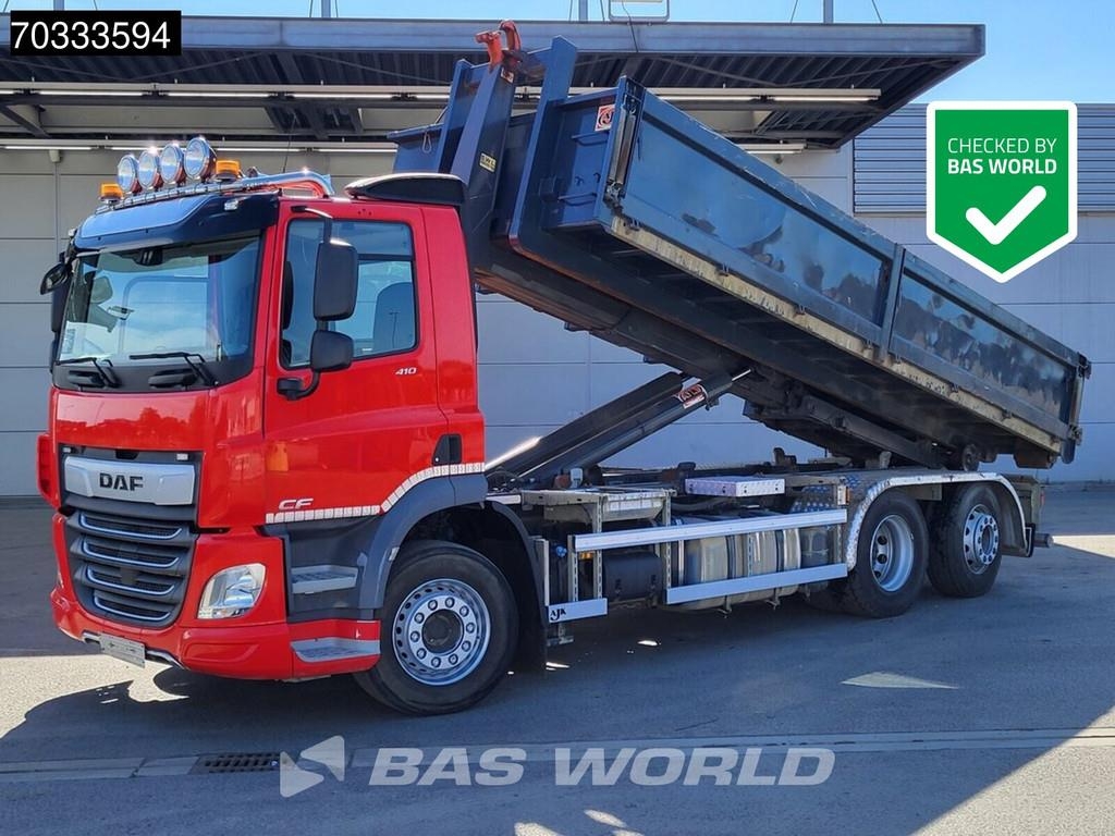 Camion ampliroll DAF CF 410 CF 6X2 AJK HL20-6180 containersystem Day ca — occasion 2020