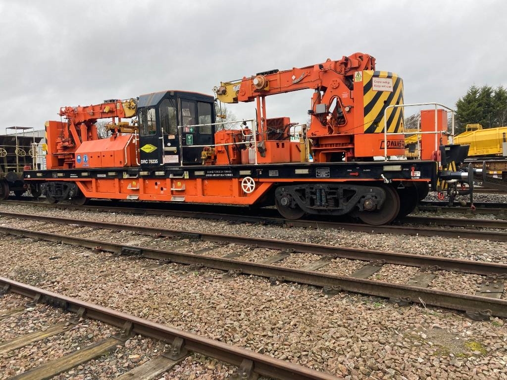 Matériel ferroviaire Cowans Sheldon TRM Tracklayer rail grue — occasion 1980