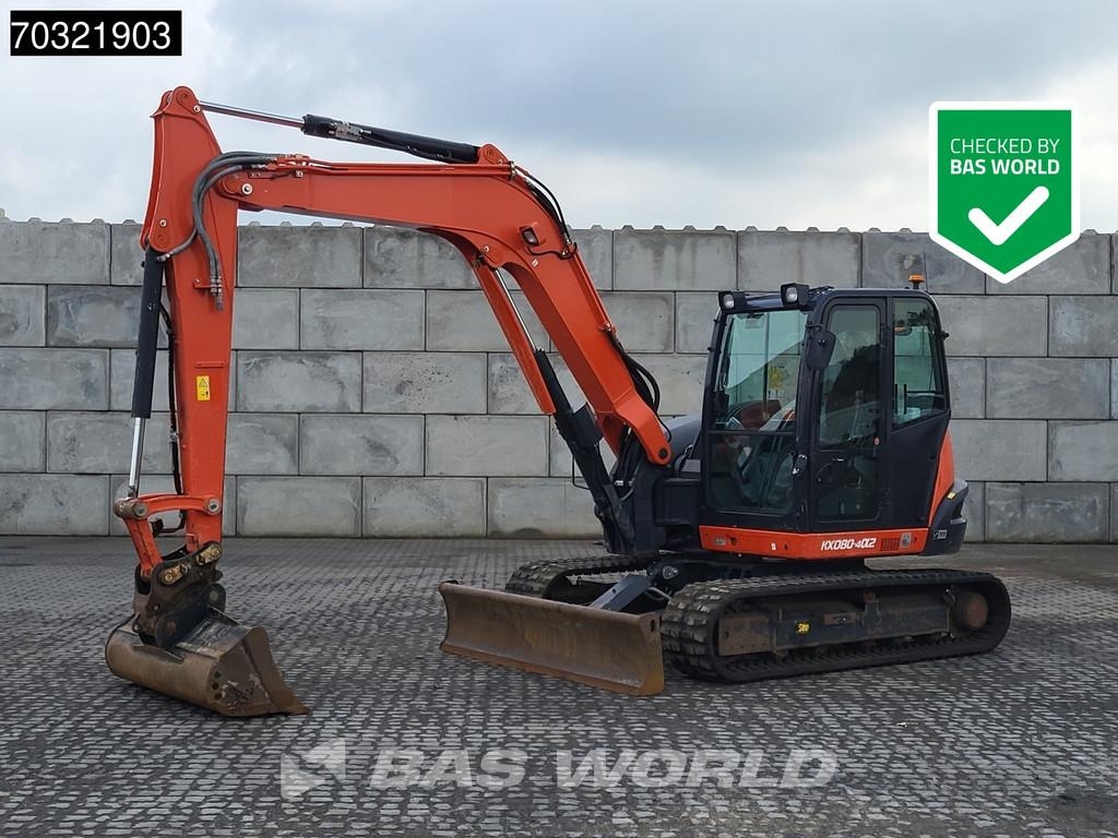 Mini-pelle Kubota KX080 -4a2 A/C — occasion 2020, 2 403 h