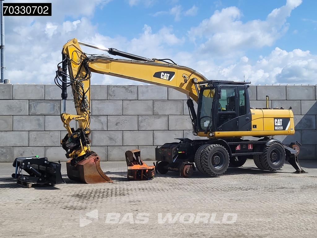 Pelle sur pneus Caterpillar M322 D Rail & Road — occasion 2012, 13 513 h