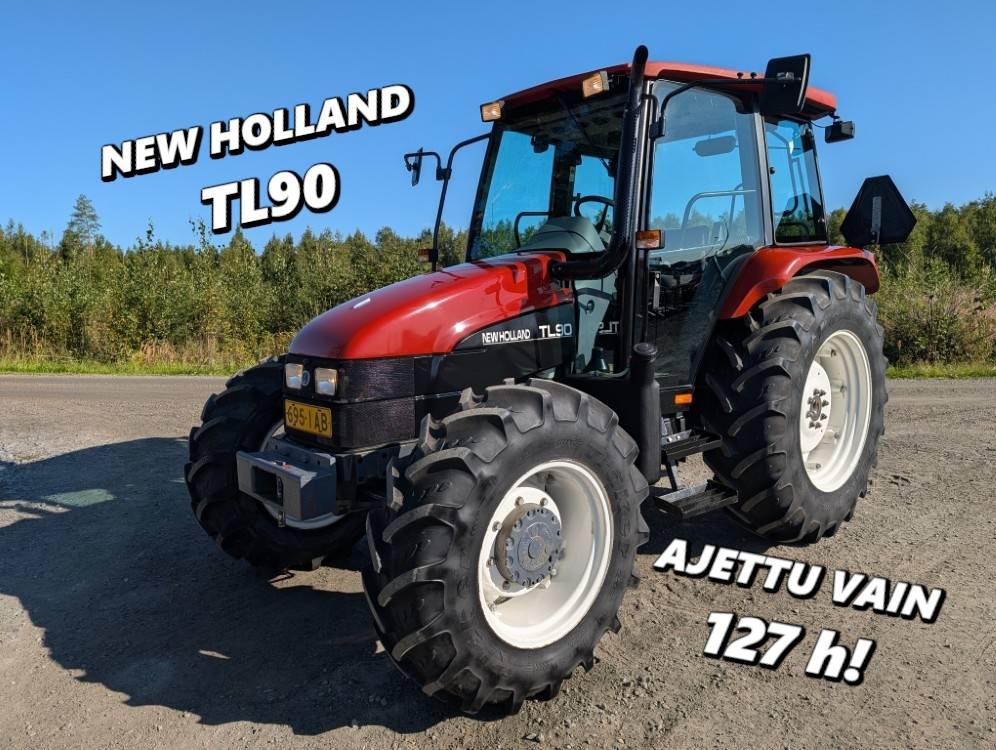New Holland TL 90, ajettu 127h, Terracotta, löytö, video!
