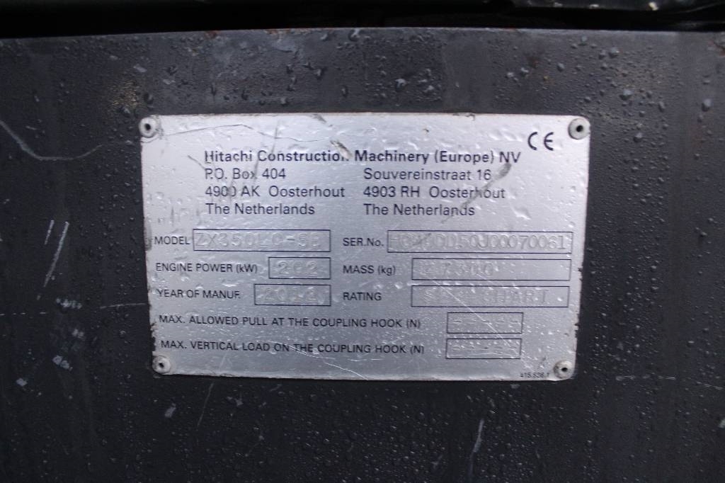 Hitachi ZX 350 LC-5 High Reach / 2-puomia, Oil Quick kuva 21