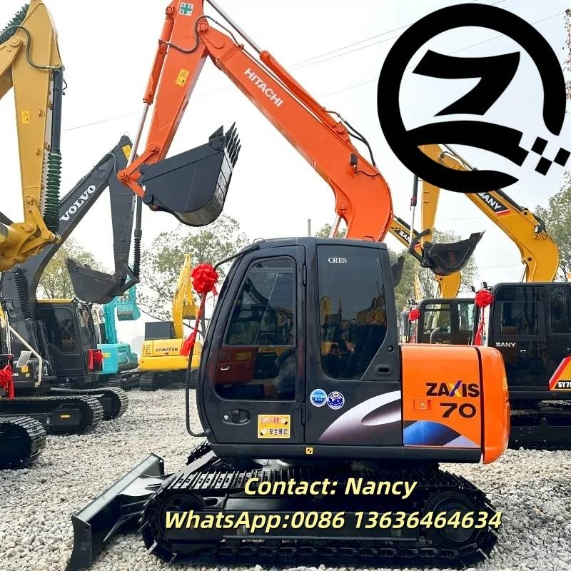 Mini-pelle Hitachi ZX 70 — occasion 2023, 857 h