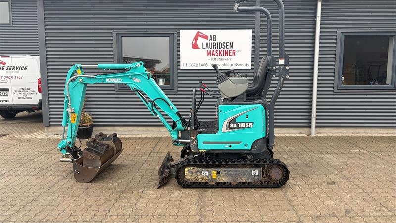 Kobelco SK10SR-2E Tiltman Halvautomatisk med 3 skovle