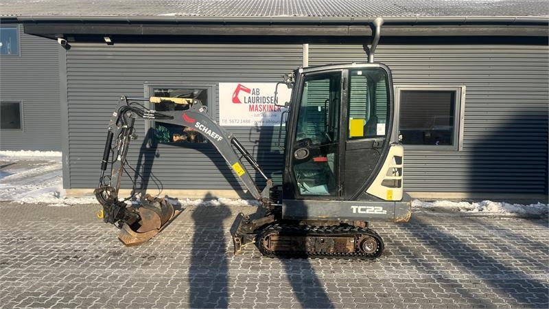 Terex Schaeff tc22 Hydraulisk hurtigskifte Svensker planer skovl
