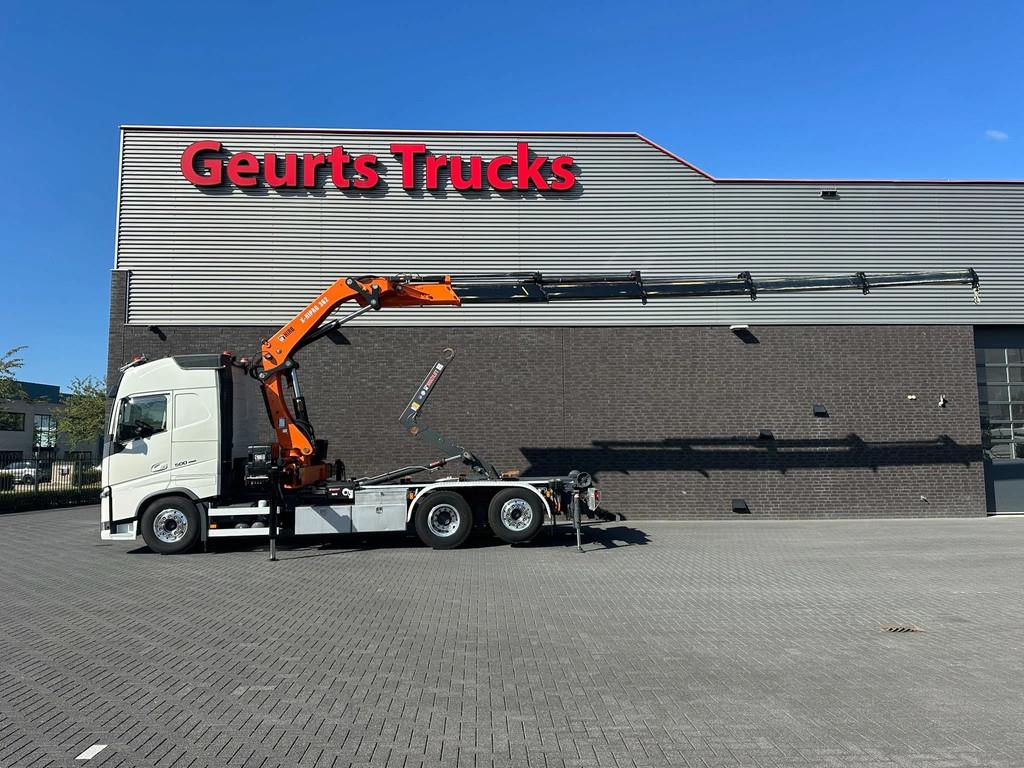Camion plateau grue Volvo FH 500 6X2 HAAKARM+HIAB 362 EP-5 — occasion 2019
