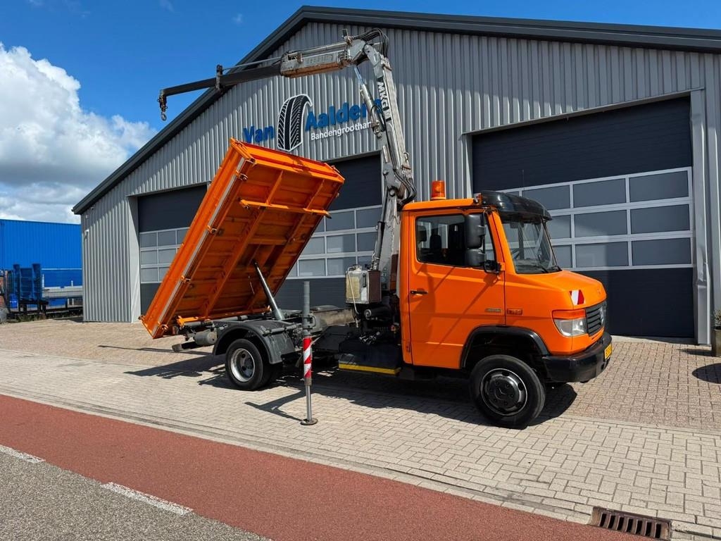 Camion benne Mercedes-Benz Vario 816 Kraan / 3-zijdige Kipper, EURO 5 — occasion 2012