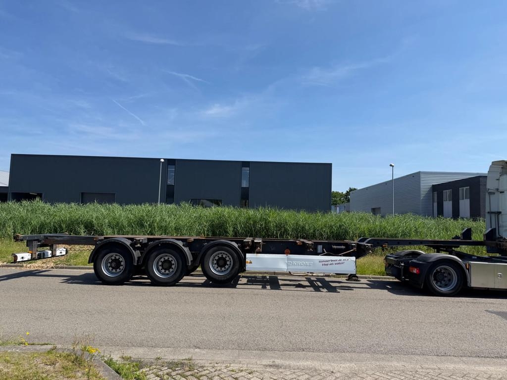 Semi-remorque porte-conteneur Krone 2X Container Chassis TE HUUR / FOR RENT — occasion 2008