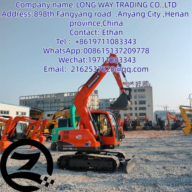 Pelle sur chenilles Doosan DX75 — occasion 2022, 947 h