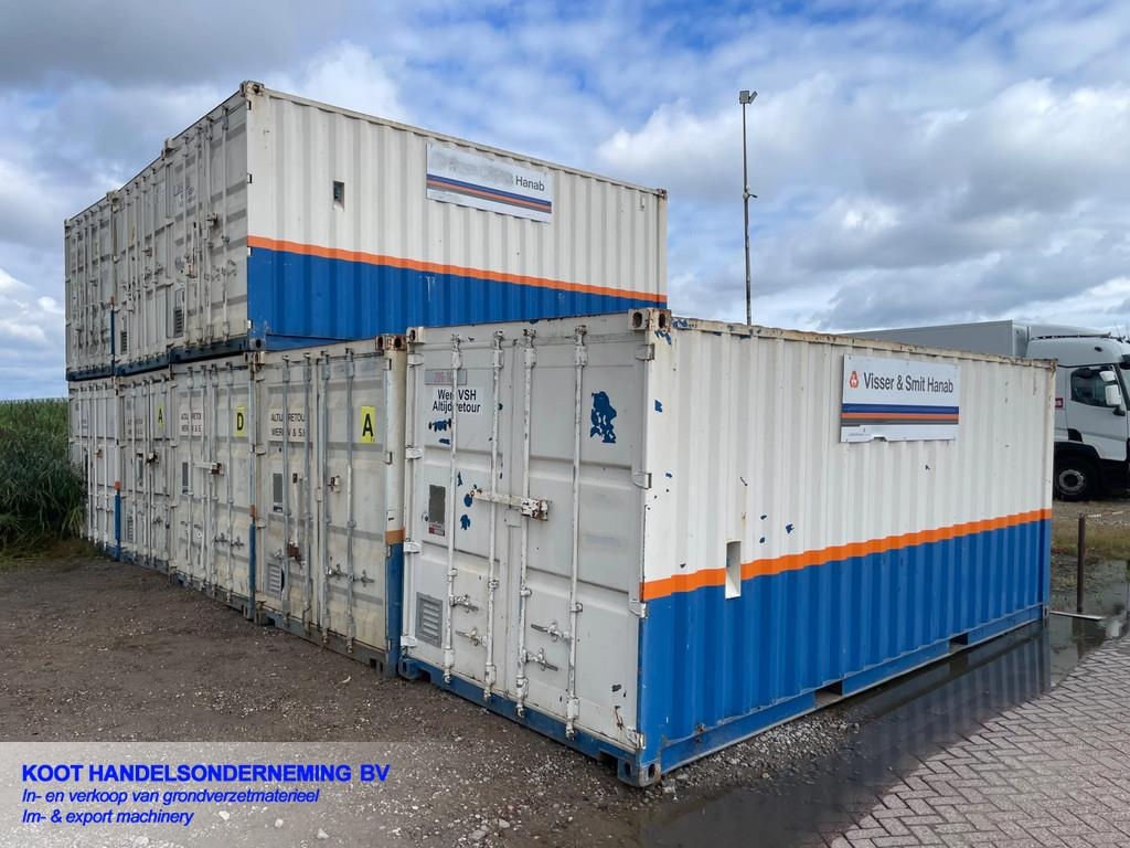 Onbekend 8x 20FT Containers