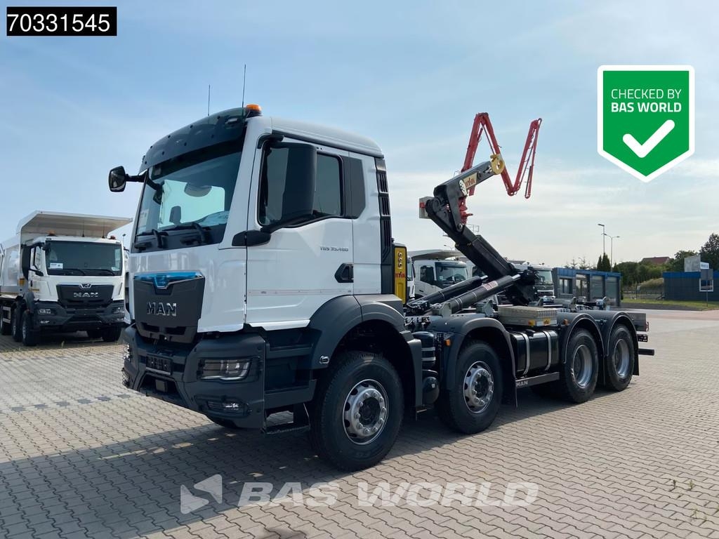 MAN TGS 35.480 TGS 8X4 NEW! HYVA containersystem Steel