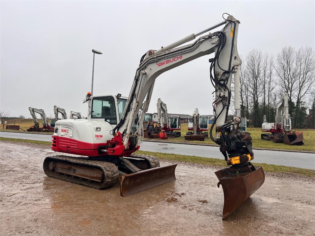 Takeuchi TB 290 - 8.400 kg. / Engcorn rotortilt, centralsmø