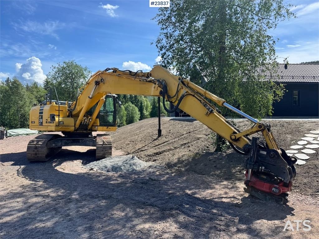 Komatsu PC210LC Excavator with 2020 Rototilt and 2 Buckets