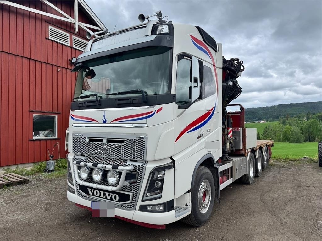 Volvo FH750 8x4 Crane Truck with 71 tm Fassi Crane