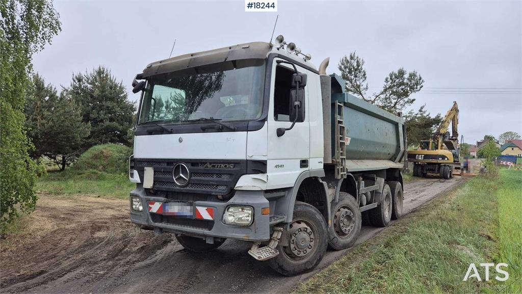 Camion benne Mercedes-Benz Actros 4141 — occasion 2008