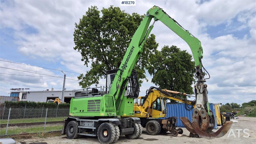 Sennebogen 723 wheel industry excavator