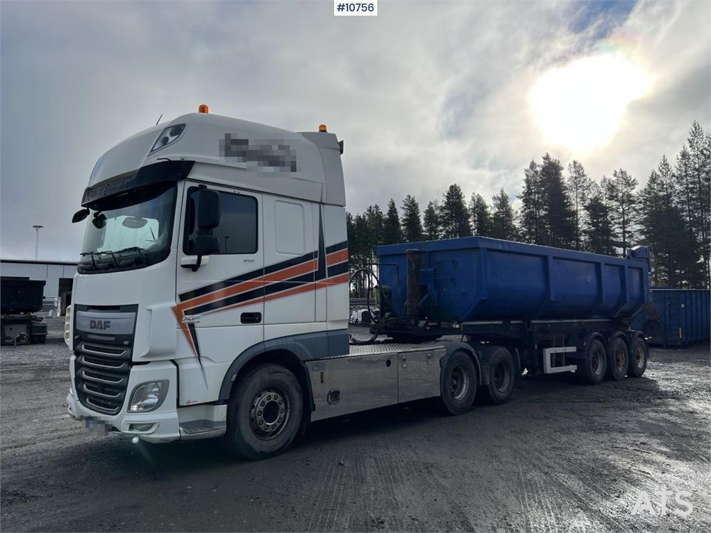 Tracteur routier DAF FTS XF 510 with ZORZI Tipper — occasion 2015