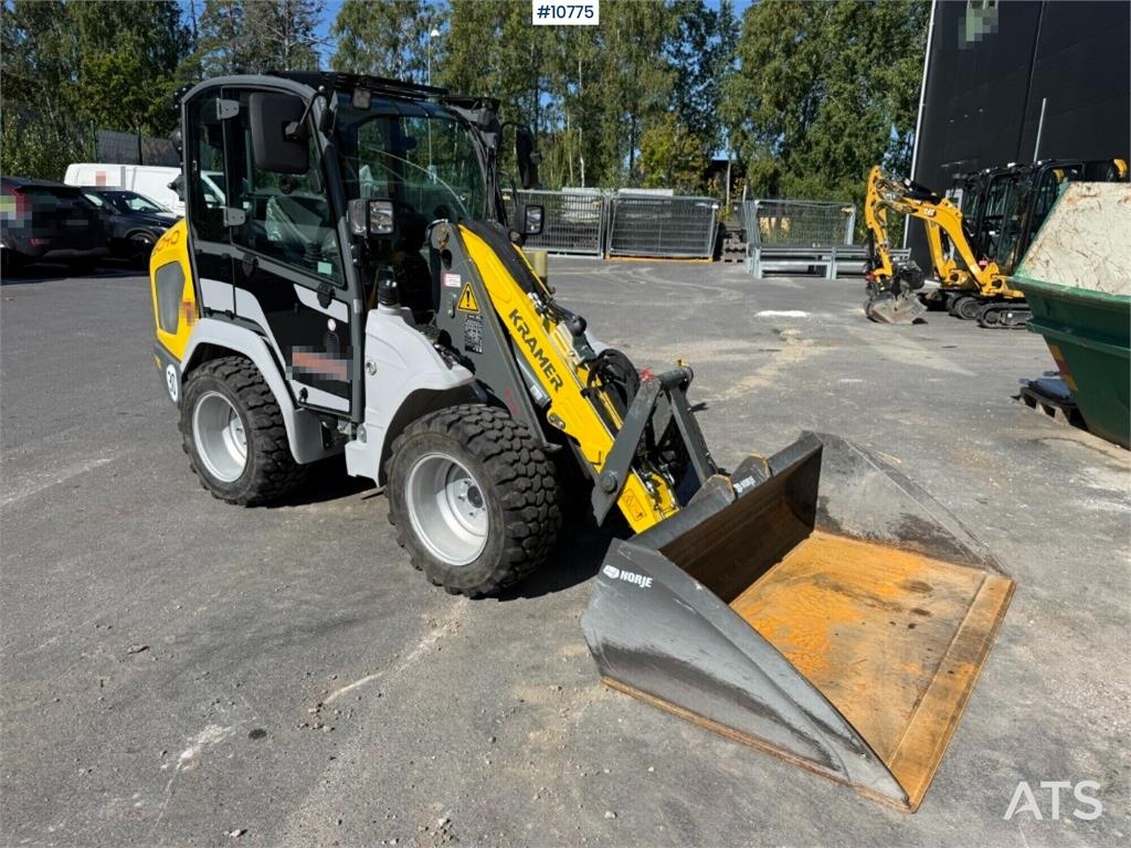 Chargeuse sur pneus Kramer Wheel 5040 with bucket and forks — occasion 2024