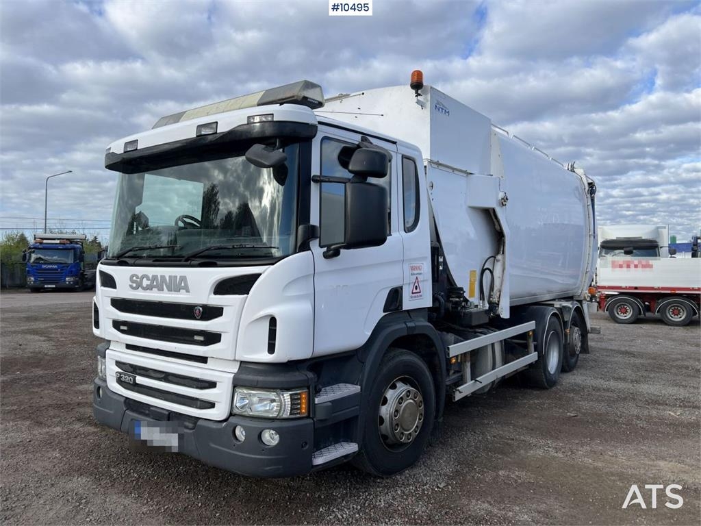 Scania P320 Garbage Truck with Side Loader