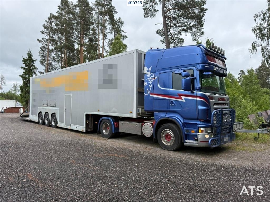 Scania R420 Tractor unit with Grey & Adams Race Trailer