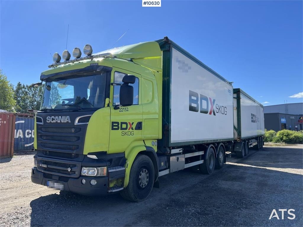 Scania R580 Wood Chip Truck Combination (VIDEO)