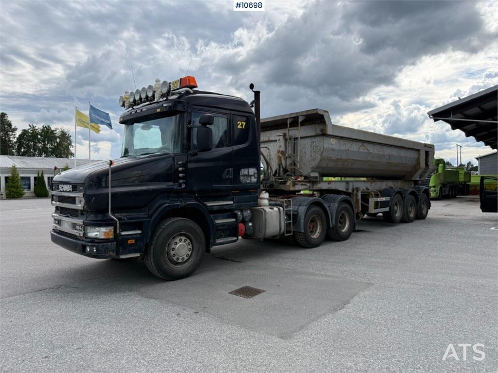 Scania T164GB 6X4 tractor unit with Zorsi tipper trailer