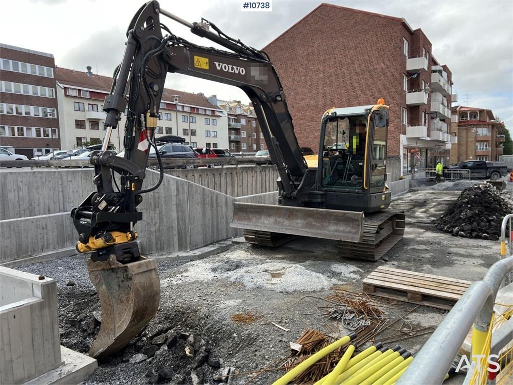 Volvo ECR88 D Excavator with Attachments