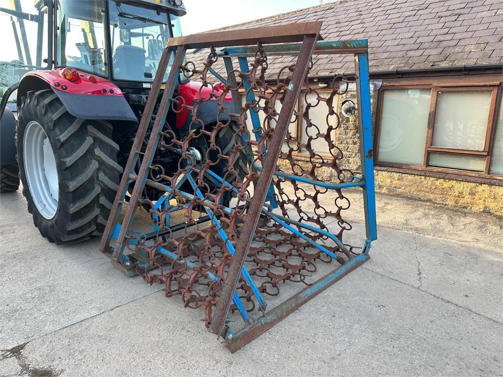 AG 6 metre hydraulic folding chain harrows