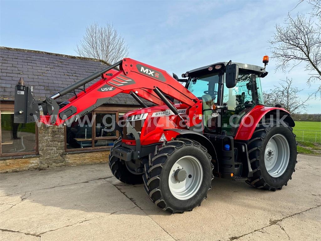 Massey Ferguson 6714S Dyna-6 Tractor c/w MX U512+ Loader