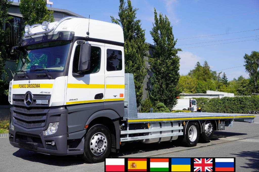 Camion treuil Mercedes-Benz Actros 2540 6×2 / 90 tho. km! / GALVANIZED tow — occasion 2018