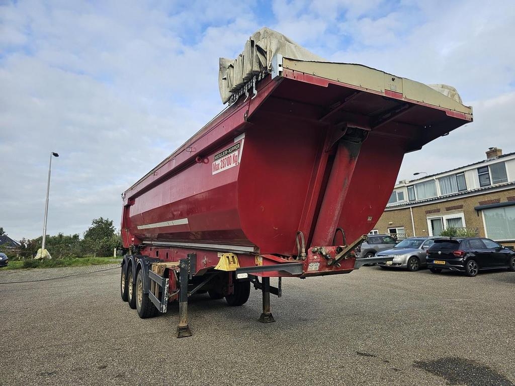 Semi-remorque benne Meiller MHPS 12/27/LOSS4, STEEL TIPPER / 30 M3/ SAF DISC — occasion 2014
