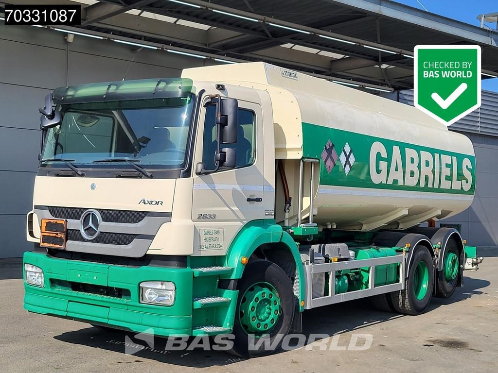 Mercedes-Benz Axor 2633 6X2 20.600 liter Stokota Fuel tanker 4 c