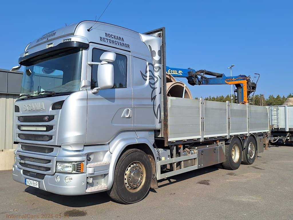 Scania R490 Flak & Kran Flak & Kranbil