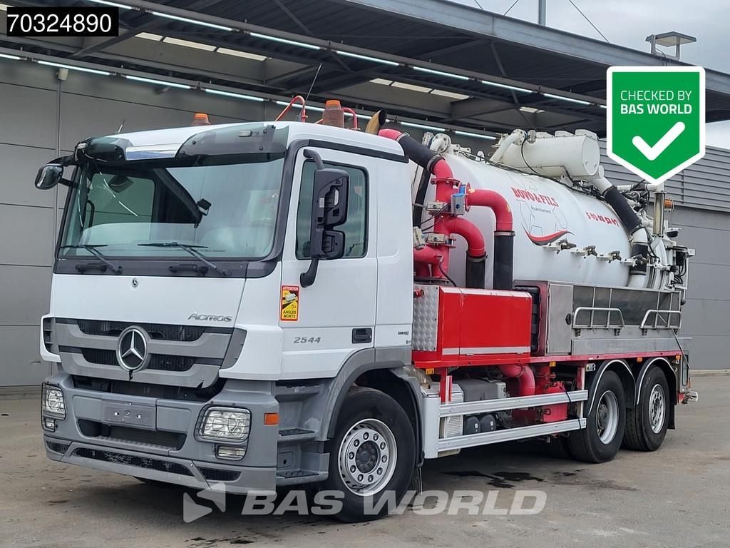Mercedes-Benz Actros 2544 6X2 Vacuum truck Saug und druck Aufbau
