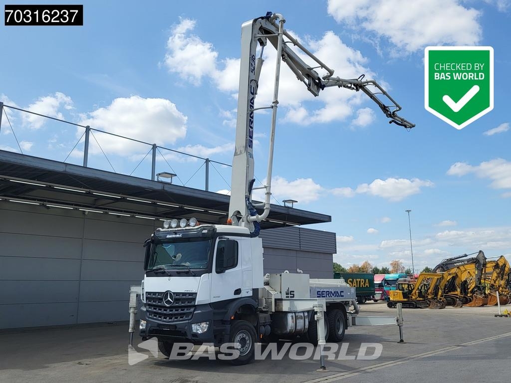 Mercedes-Benz Arocs 3342 6X4 SERMAC 5Z36 Concrete Pump Full Stee
