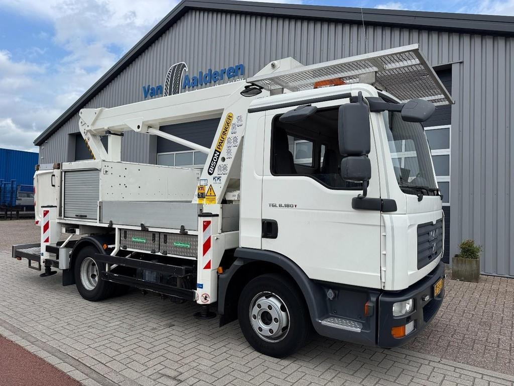 MAN TGL 8.180 Bison-Palfinger TKA 16 Hoogwerker, Hubar
