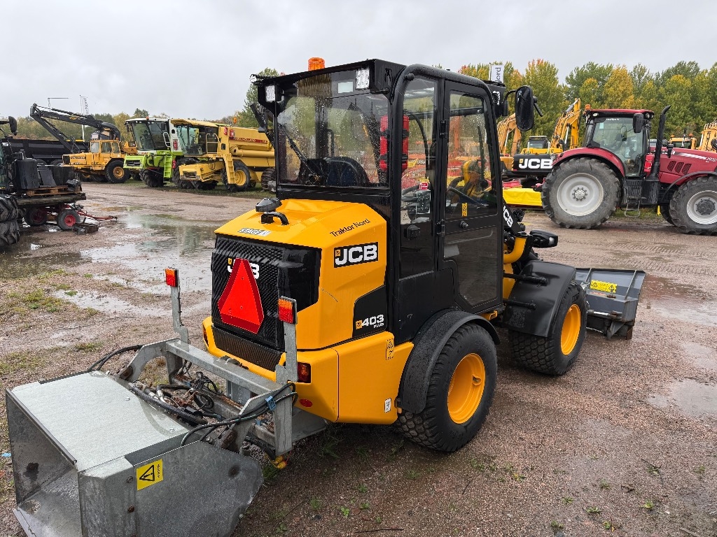 Chargeuse compacte JCB 403 Plus, 30km/h, vikplog/sandsp. 356tim! — occasion 2024, 356 h