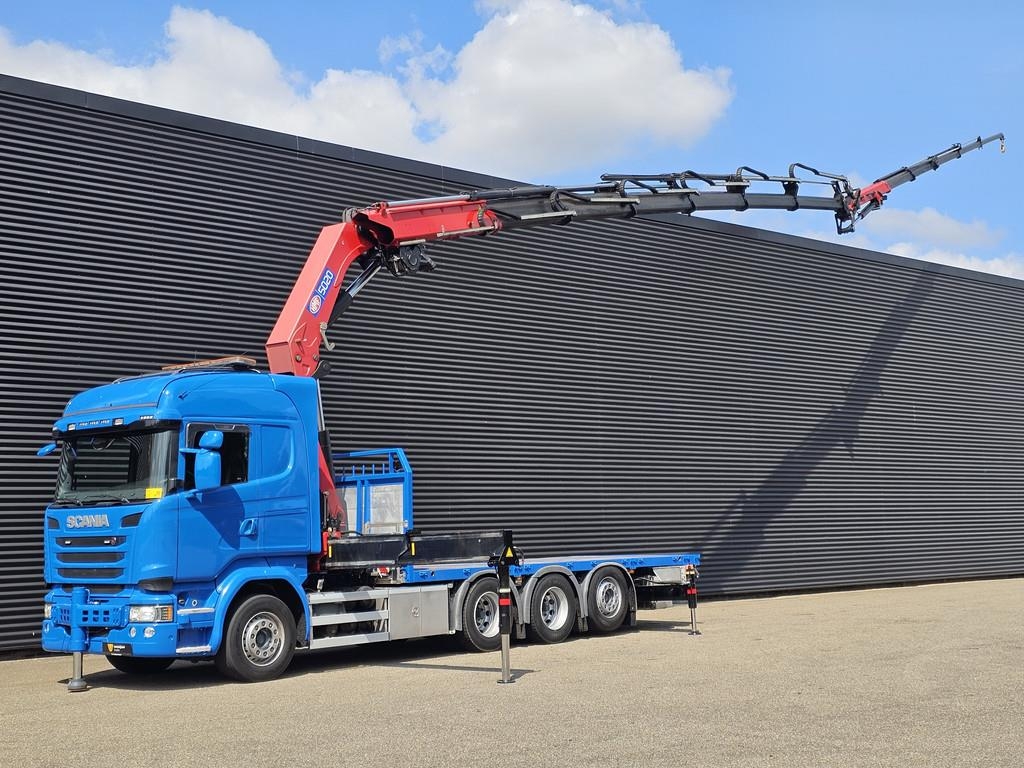 Scania G490 8x4*4 / HMF 5020 CRANE - KRAN + JIB + WINCH /