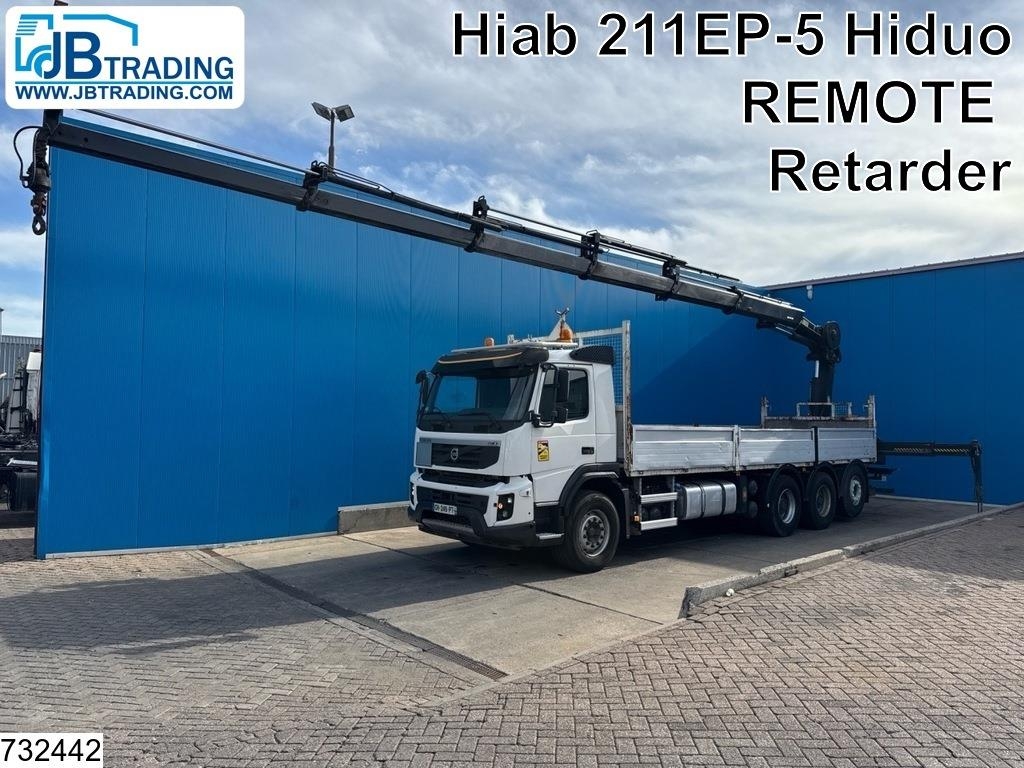 Volvo FMX 410 8x4, EURO 5, Retarder, HIAB, Remote