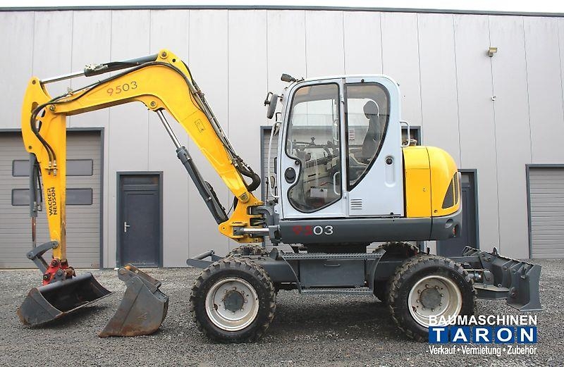Pelle sur pneus Wacker Neuson 9503-2 (wie 6502wd PW75 TW70 EW65 TW85) — occasion 2013, 4 245 h