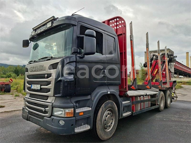 Camion grumier Scania R 620 V8 6x4 Penz 15Z 9.50 Euro.5 — occasion 2010