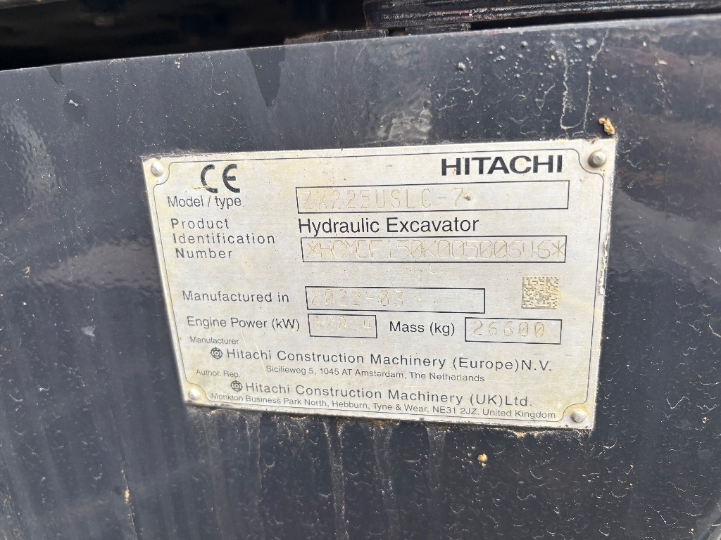 Hitachi ZX 225 US-7 / Engcon, Rasvari, Lämmitin, StageV kuva 8