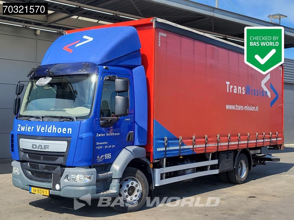 DAF LF 210 LF 4X2 14tons NL-Truck Curtainsides 1500kg