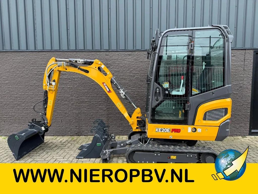 XCMG XE20E PRO NIEUW Airco Snelwissel 3 Bakken Extra Fu