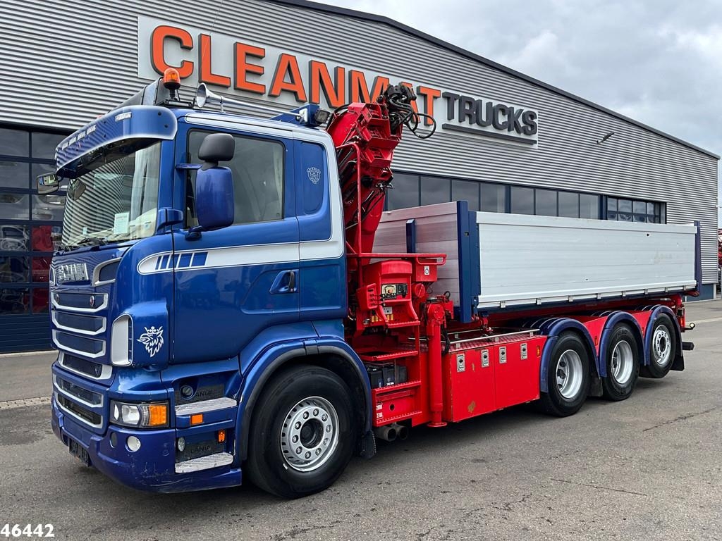 Scania R 560 V8 8x4 Retarder Hiab 24 Tonmeter laadkraan